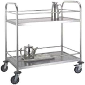 Round tube beverages trolley,